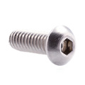 Prime-Line Socket Cap Screw Btn Head Allen Drive 1/4in-20 X 3/4in 18-8 Stainless Steel 10PK 9169705